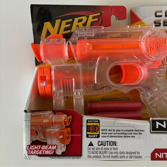 Nerf N-Strike Nite Finder EX-3 Clear Series Target Exclusive Limited Release NEW - Picture 3 of 8